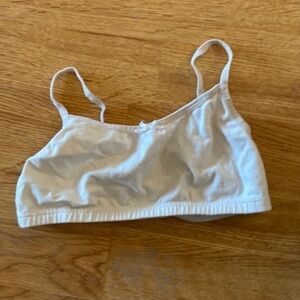 Laura Ashley Girls White Trainer Bra Size 30 First Bra Soft Cotton Underwear